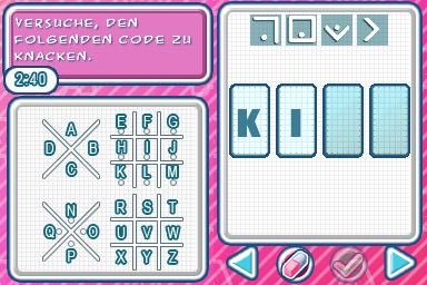 Think: Training für den Kopf - Kids (Nintendo DS) screenshot: Can you decipher the code?