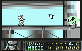 Shadow Dancer (Commodore 64) screenshot: Final Boss - 1st incarnation