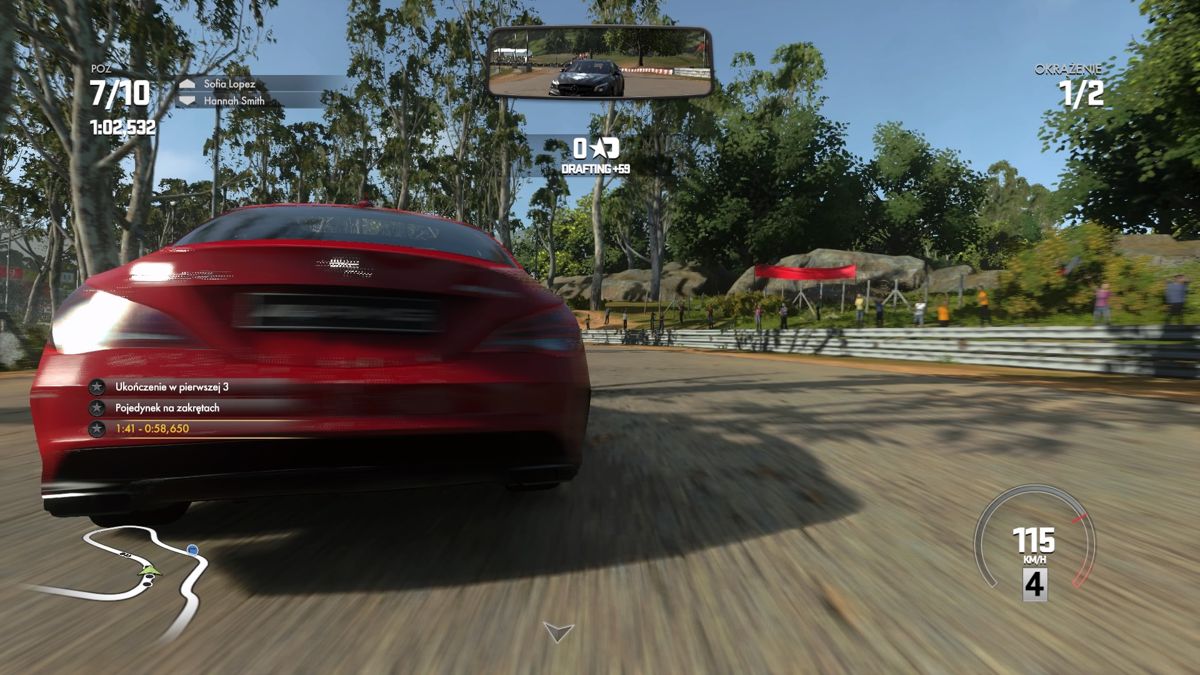 Driveclub (PlayStation 4) screenshot: FPP view