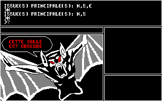 Orphée: Voyage aux Enfers (Amstrad CPC) screenshot: Where i have put my crucifix?