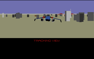 Killing Cloud (Atari ST) screenshot: Tracking view.