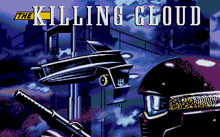 Killing Cloud (Atari ST) screenshot: Title screen.