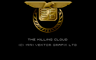 Killing Cloud (Atari ST) screenshot: San Francisco police department logo.