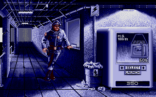 Killing Cloud (Atari ST) screenshot: Choose your weapons at armoury.