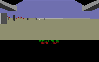 Killing Cloud (Atari ST) screenshot: Rear view.