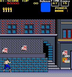 Knuckle Joe (Arcade) screenshot: First Stage