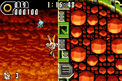 Sonic Advance 2 (Game Boy Advance) screenshot: Arrgh!!