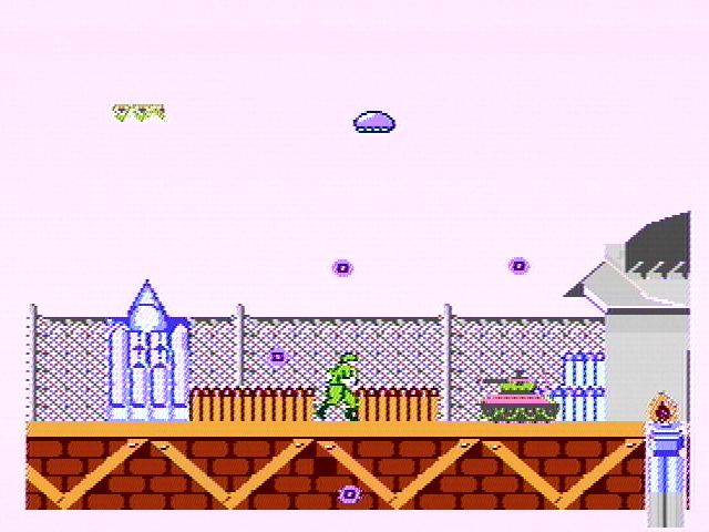 Silent Assault (NES) screenshot: Watch out for tanks
