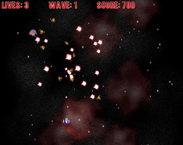 Supreme Earth Champion (Windows) screenshot: Lots of explosions!