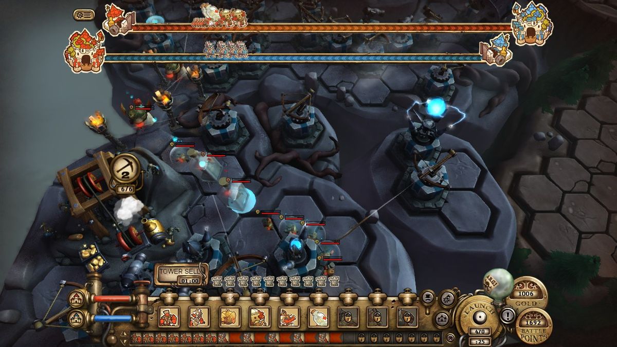 Tower Wars (Windows) screenshot: Enemy mine