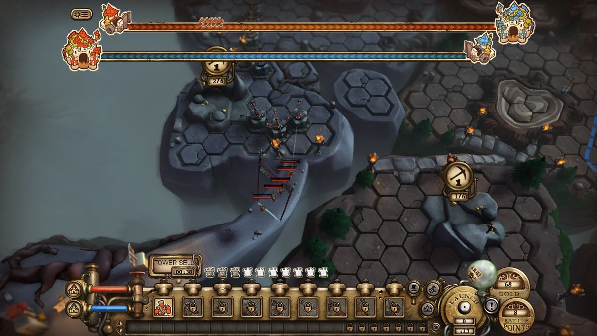 Tower Wars (Windows) screenshot: Dark land