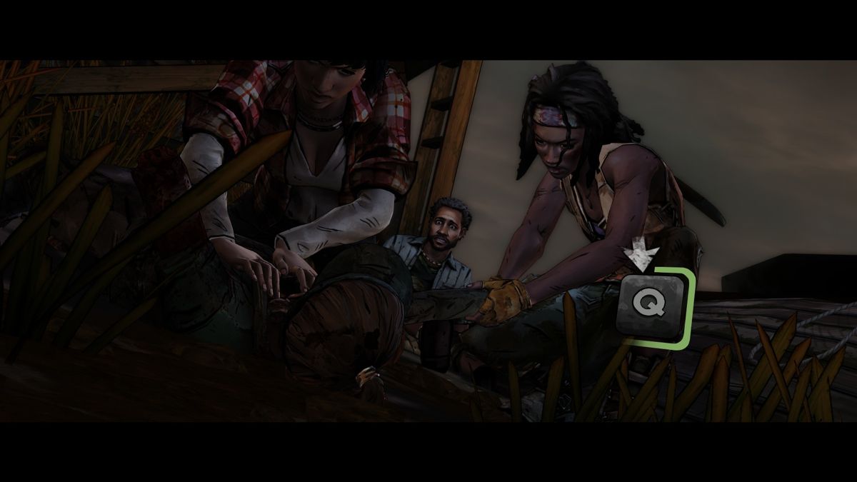 The Walking Dead: Michonne (Windows) screenshot: Episode 2 - The idea for an escape is starting to form
