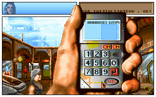 The Koshan Conspiracy (DOS) screenshot: Videophone (CD version)