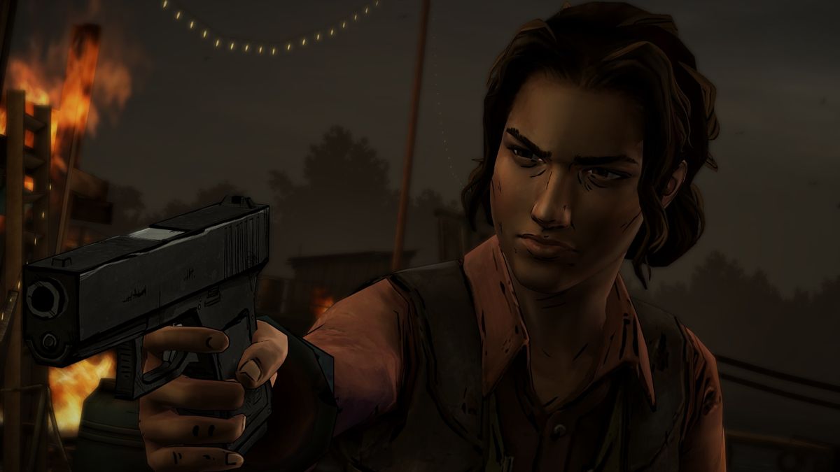 The Walking Dead: Michonne (Windows) screenshot: Episode 2 - She has no intention of taking us prisoners