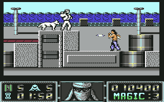 Shadow Dancer (Commodore 64) screenshot: Cargo Area