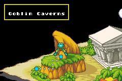 Frogger's Adventures: Temple of the Frog (Game Boy Advance) screenshot: Map Screen