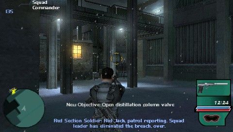 Syphon Filter: Dark Mirror (PSP) screenshot: The 1st mission. Some nice-looking visuals here!