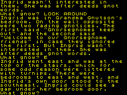 Ingrid's Back! (ZX Spectrum) screenshot: Gameplay