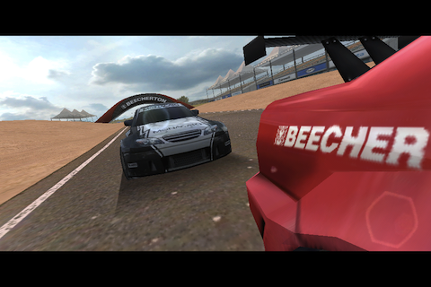 Real Racing (iPhone) screenshot: Part of the intro FMV