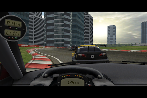 Real Racing (iPhone) screenshot: Vroom Vroom!