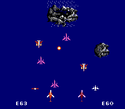 Mission Cobra (NES) screenshot: Two player game start