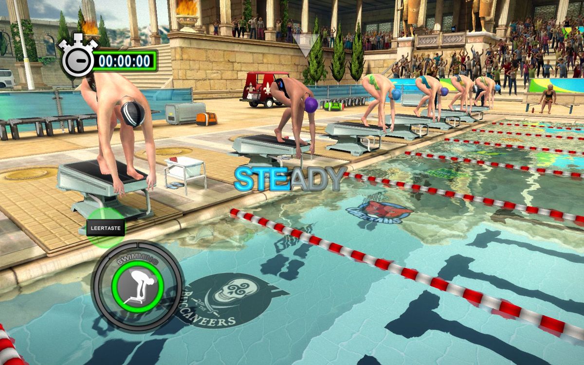 Summer Challenge: Athletics Tournament (Windows) screenshot: Swimming