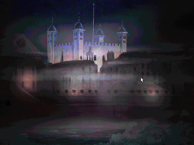 Jack the Ripper (DOS) screenshot: Tower of London