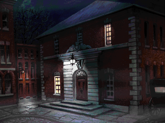 Jack the Ripper (DOS) screenshot: Whitechapel Police Station