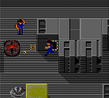 Alien Syndrome (Game Gear) screenshot: Saving civilians