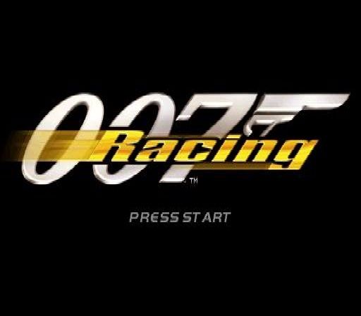 007: Racing (PlayStation) screenshot: Title screen.