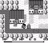 Final Fantasy Adventure (Game Boy) screenshot: Welcome to Topple
