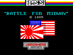 Battle for Midway (ZX Spectrum) screenshot: Loader for Battle for Midway