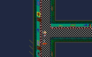 Big Bob's Drive-In (DOS) screenshot: Fries have been left for a customer here
