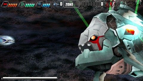 Screenshot of Darius Burst (PSP, 2009) - MobyGames