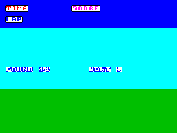 OutRun (ZX Spectrum) screenshot: Tape jockey looking for the correct session