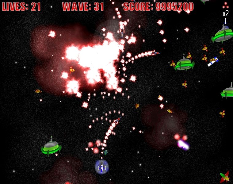 Supreme Earth Champion (Windows) screenshot: Wave 31, as far as we can go...