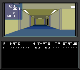 Shin Megami Tensei (SNES) screenshot: Wandering around