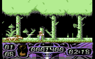 Genloc (Commodore 64) screenshot: Some sort of a large lizard