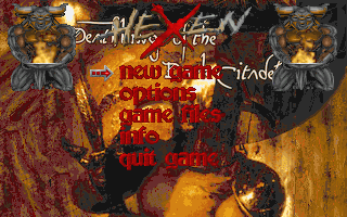 Deathkings of the Dark Citadel (DOS) screenshot: Title Screen