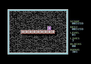 Crillion (Commodore 64) screenshot: Level 1 completed