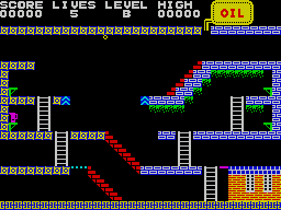Turmoil (ZX Spectrum) screenshot: Level B