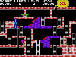 Turmoil (ZX Spectrum) screenshot: Level Z. Having seen all the levels they do seem to get more complex as the game progresses
