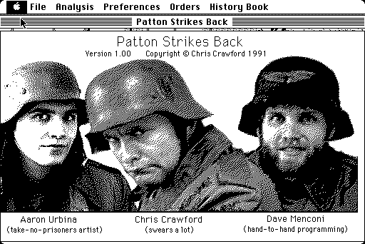 Patton Strikes Back: The Battle of the Bulge (Macintosh) screenshot: Version