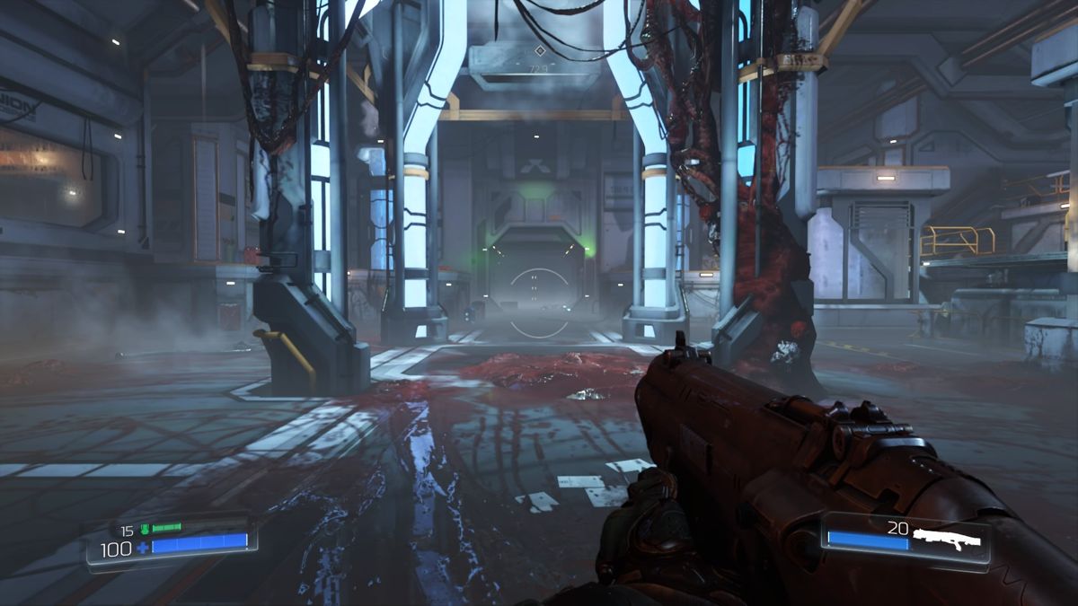 Doom (PlayStation 4) screenshot: All Hell is about to break loose