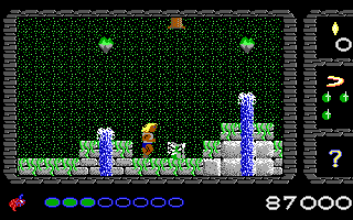 Dark Ages: Volume 2 - The Undead Kingdom (DOS) screenshot: Skeleton hand reaching for us