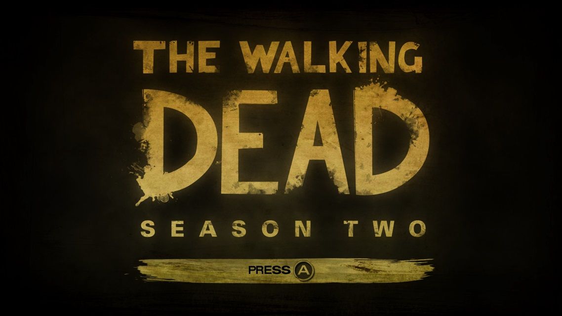 The Walking Dead: Season Two (Xbox One) screenshot: Title Screen