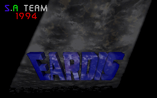 Eardis: Revolution Force (DOS) screenshot: Title Screen.