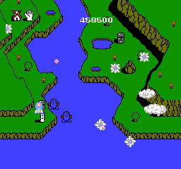 TwinBee (NES) screenshot: Great detailed graphics for its time