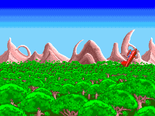 Drake Snake and the Secret Crypt (DOS) screenshot: Our plane has an accident