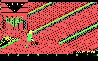 Strike (DOS) screenshot: The Game Begins!